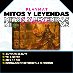 Playmat Mitos y Leyendas Card Game 60x35 cm M12