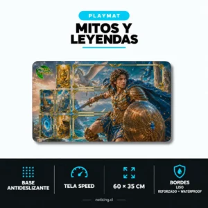 Playmat Mitos y Leyendas Card Game 60x35 cm M19