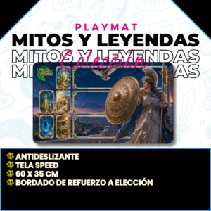 Playmat Mitos y Leyendas Card Game 60x35 cm M22