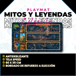 Playmat Mitos y Leyendas Card Game 60x35 cm M23