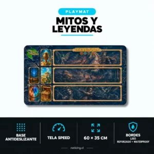 Playmat Mitos y Leyendas Card Game 60x35 cm M23